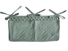 Mushie roman green bedside pocket